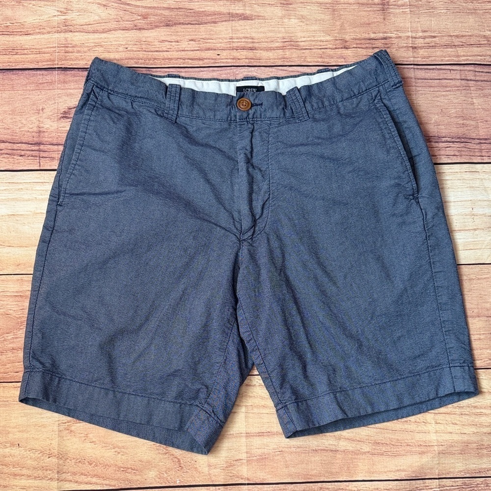 J. Crew Blue Men's Flat Front Shorts